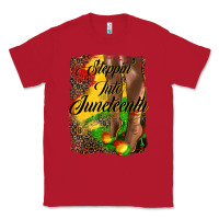 Red steppin'  into juneteenth Classic Tee - HRA Design Shop