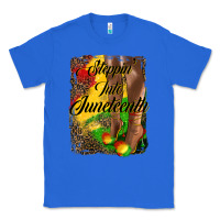 True Royal steppin'  into juneteenth Classic Tee - HRA Design Shop