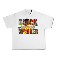 Lunar Rock black social worker Urban Heavy Tee - texasbilliewilder