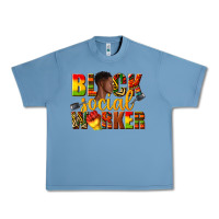 Pebble Blue black social worker Urban Heavy Tee - texasbilliewilder