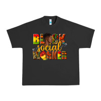 Pigment Black black social worker Urban Heavy Tee - texasbilliewilder