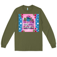 Army Green ohana means family stitch Long Sleeve Tee - Zillion Design Studio