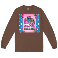 Chestnut ohana means family stitch Long Sleeve Tee - Zillion Design Studio
