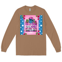 Toasted Coconut ohana means family stitch Long Sleeve Tee - Zillion Design Studio