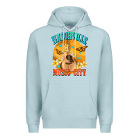 Blue Mist naschville music city Premium Hoodie - NancyCooperArtShop