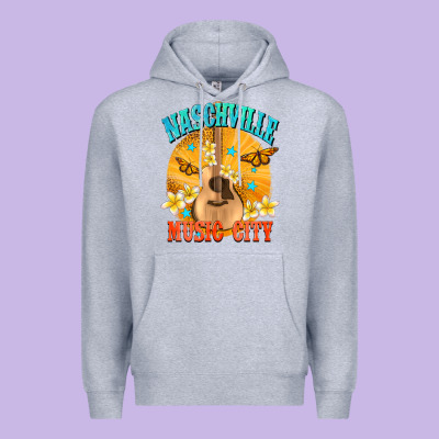 Naschville Music City Premium Hoodie Designed By Nancycooperartshop