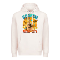 Pale Pink naschville music city Premium Hoodie - NancyCooperArtShop