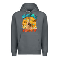 Rock naschville music city Premium Hoodie - NancyCooperArtShop