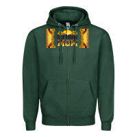 Sports Green leopard softball mom 16oz libbey glass Zipper Hoodie - HRA Design Shop