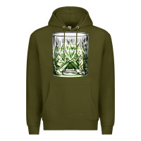 Army Green gin tonic Premium Hoodie - AdoDesignShop