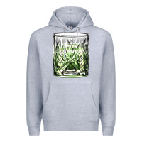 Heather Grey gin tonic Premium Hoodie - AdoDesignShop