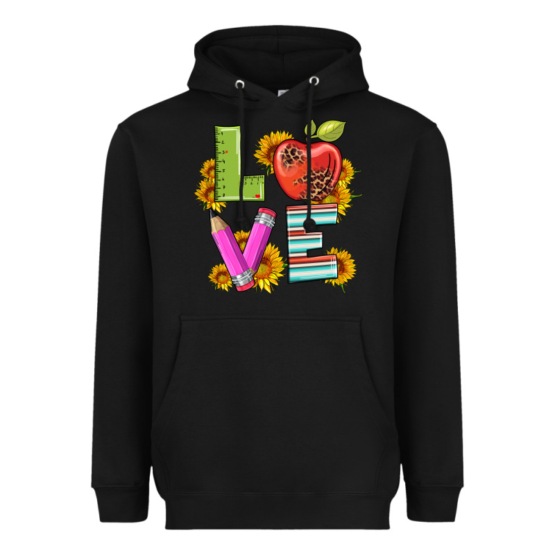 Love With Pen And  Serape Leopard Heavyweight Hoodie by Artiststas | Teevron