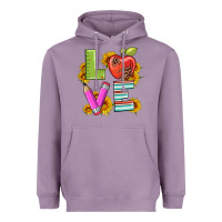 Lavender love with pen and  serape leopard Heavyweight Hoodie - Artiststas