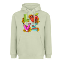 Matcha love with pen and  serape leopard Heavyweight Hoodie - Artiststas