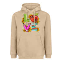 Mushroom love with pen and  serape leopard Heavyweight Hoodie - Artiststas