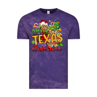 Cloud Purple merry texas christmas Vintage Tee - Zillion Design Studio