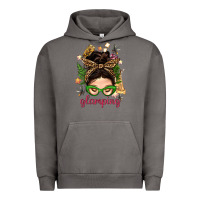 Pigment Tornado Glamping Messy Bun With Glamping Camp Tent Bbs Urban Hoodie - BundleAndBundleShop