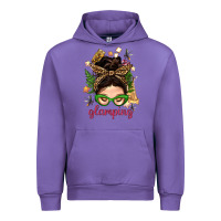 Tulip Glamping Messy Bun With Glamping Camp Tent Bbs Urban Hoodie - BundleAndBundleShop