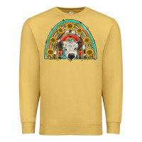 Antique Gold scottish white calf  rainbow Premium Sweatshirt - BarkalooDesign