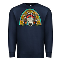 Navy scottish white calf  rainbow Premium Sweatshirt - BarkalooDesign