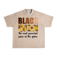 French Oak black queen the most powerful piece in the game Urban Heavy Tee - texasbilliewilder