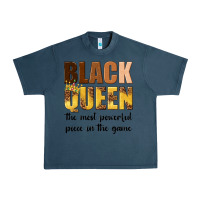 Midnight Navy black queen the most powerful piece in the game Urban Heavy Tee - texasbilliewilder