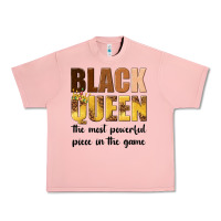 Salmon black queen the most powerful piece in the game Urban Heavy Tee - texasbilliewilder