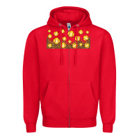 Red leopard softball 16oz libbey glass Zipper Hoodie - HRA Design Shop