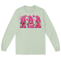 Matcha Breast Cancer Gnomes Long Sleeve Tee - texasbilliewilder