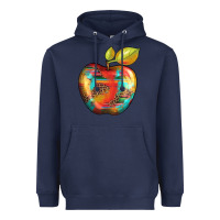 Navy leopard turquoise glitter serape Heavyweight Hoodie - Artiststas
