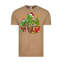 Vintage Coffee Christmas cactus Vintage Tee - Zillion Design Studio