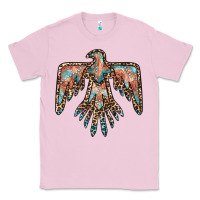 Bubblegum Pink thunderbird leopard leather Classic Tee - BarkalooDesign