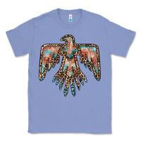 Colony Blue thunderbird leopard leather Classic Tee - BarkalooDesign
