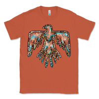Copper thunderbird leopard leather Classic Tee - BarkalooDesign
