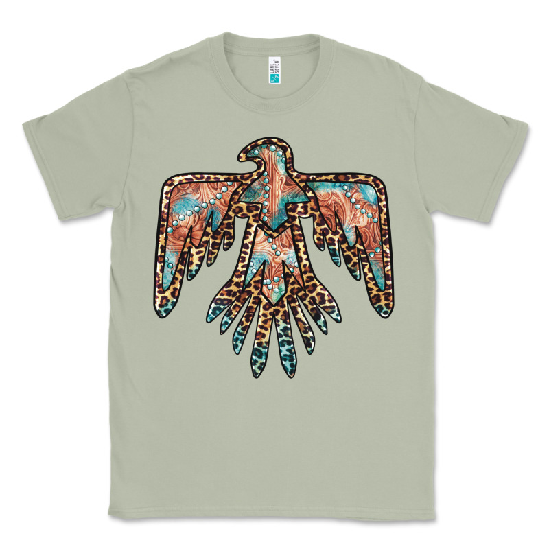 Thunderbird Leopard Leather Classic Tee by BarkalooDesign | Teevron
