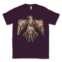 Plum thunderbird leopard leather Classic Tee - BarkalooDesign