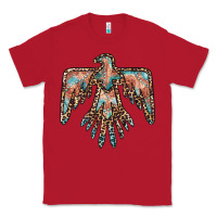 Red thunderbird leopard leather Classic Tee - BarkalooDesign