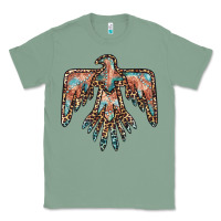 Sage thunderbird leopard leather Classic Tee - BarkalooDesign