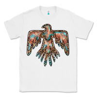 White thunderbird leopard leather Classic Tee - BarkalooDesign