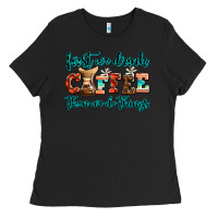 Black first we drink coffee then we do things Ladies Tee - AdoDesignShop