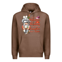 Chestnut patience a dash of kindness Premium Hoodie - NancyCooperArtShop
