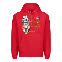 Red patience a dash of kindness Premium Hoodie - NancyCooperArtShop