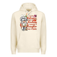 Tofu patience a dash of kindness Premium Hoodie - NancyCooperArtShop