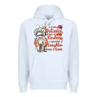 White patience a dash of kindness Premium Hoodie - NancyCooperArtShop