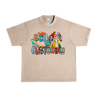 French Oak school custodian Urban Heavy Tee - Zillion Design Studio