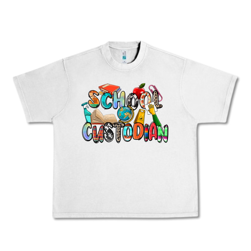 School Custodian Urban Heavy Tee by Zillion Design Studio | Teevron