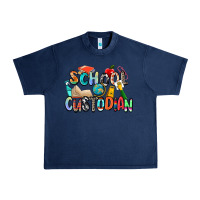 Navy school custodian Urban Heavy Tee - Zillion Design Studio