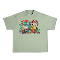 Oil Green school custodian Urban Heavy Tee - Zillion Design Studio