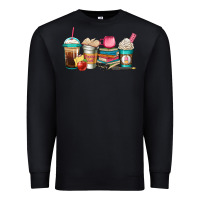 Black teacher fuel coffee cups Premium Sweatshirt - Jasminsmagicworld
