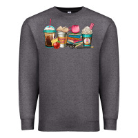 Charcoal Heather teacher fuel coffee cups Premium Sweatshirt - Jasminsmagicworld